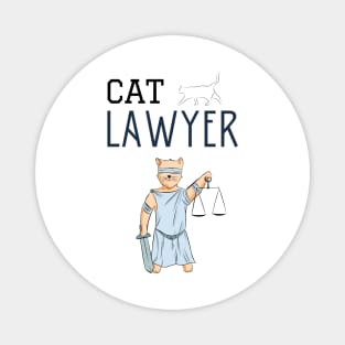 Cat lawyer Magnet